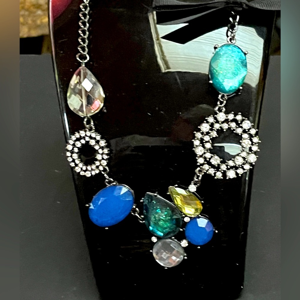 Vera Wang Blue and Silver Necklace